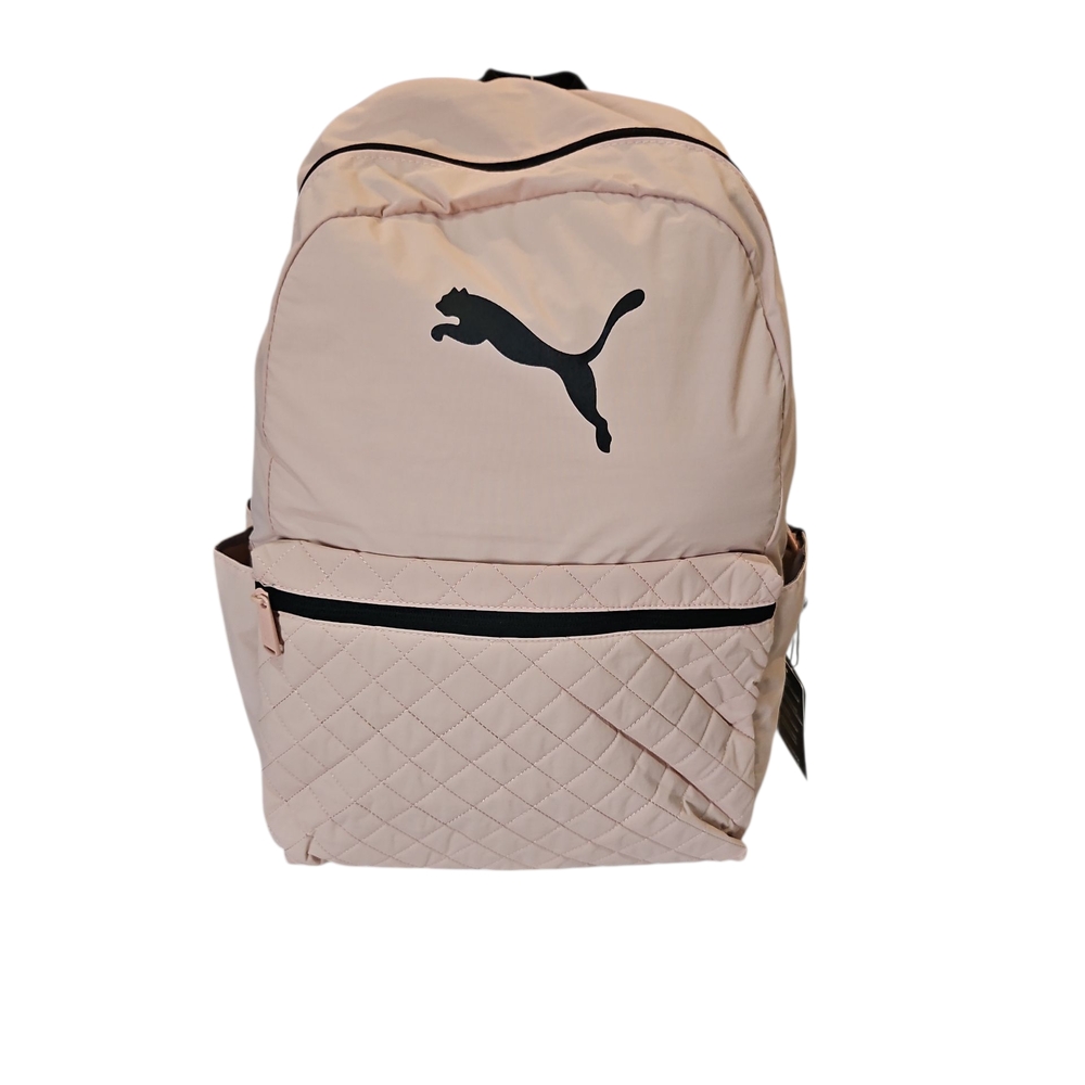 Puma Flow Woman Quilted Design Front Pink Backpack